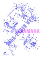 SOPORTE / PEDANA per Yamaha FZ8N 2013
