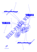 STICKER per Yamaha BT1100 2004