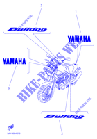 STICKER per Yamaha BT1100 2005