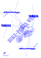 STICKER per Yamaha BT1100 2005