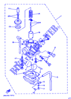 CARBURATORE per Yamaha DT80LC 1990