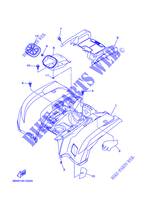 PARAFANGO POSTERIORE per Yamaha GRIZZLY 550 POWER STEERING EPS 2010