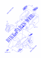 STICKER / ETICHETTA 2 per Yamaha YFZ350 2011