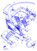 RADIATORE ACQUA / TUBO per Yamaha YZF750R 1994
