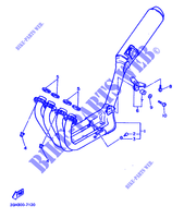 SCARICO per Yamaha FZR1000 1987