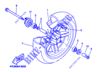 RUOTA ANTERIORE per Yamaha BOOSTER 2000