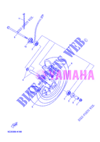 RUOTA ANTERIORE per Yamaha MBK OVETTO 50 4 TEMPS 2012