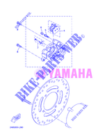 PINZA FRENO POSTERIORE per Yamaha YP125R 2012