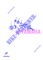 ALBERO MOTORE / PISTONE per Yamaha YP125RA 2012
