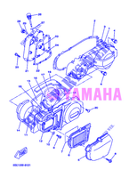 COPERCHIO   MOTORE 1 per Yamaha YP250RA 2012