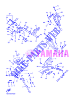 SOPORTE / PEDANA per Yamaha YZF-R6 2012