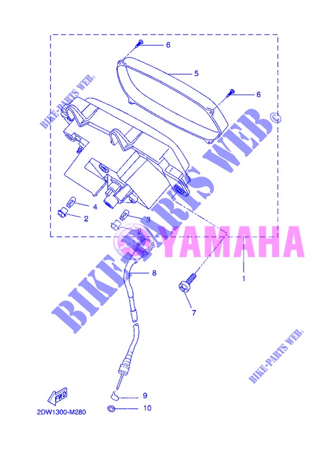 TACHIMETRO  per Yamaha BWS EASY 2013