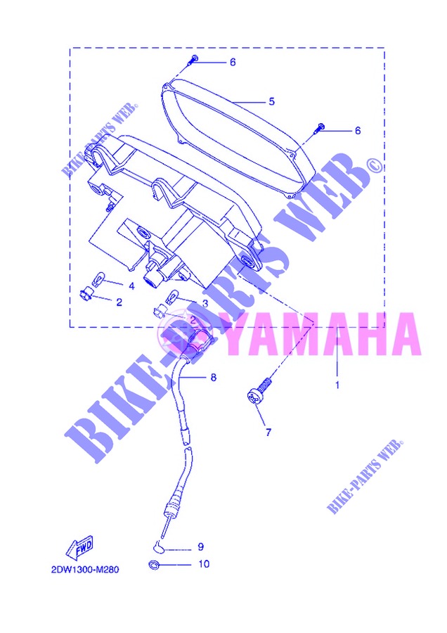 TACHIMETRO  per Yamaha BOOSTER ONE 2013