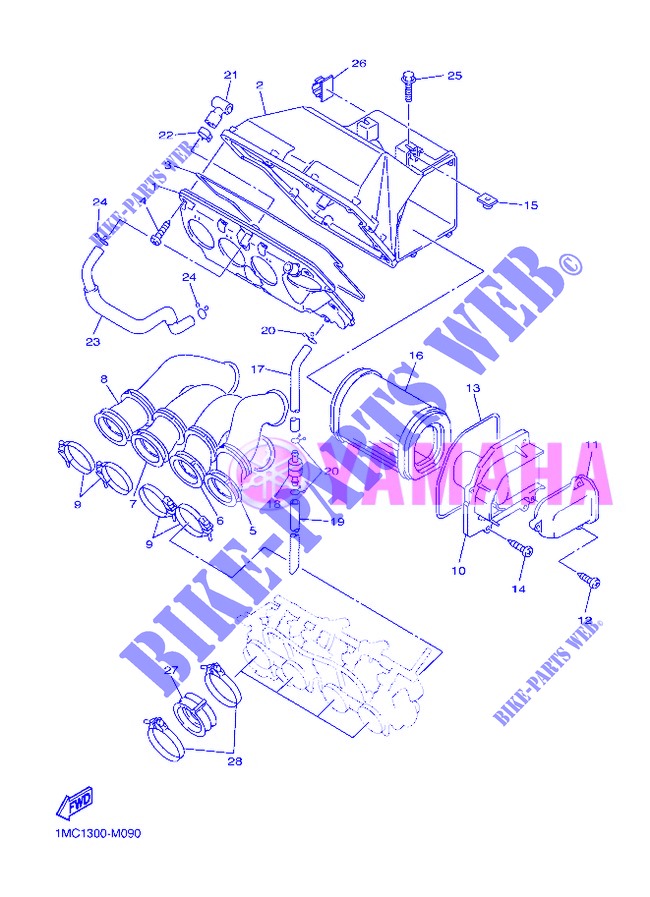 ASPIRAZIONE per Yamaha FJR1300AS 2013