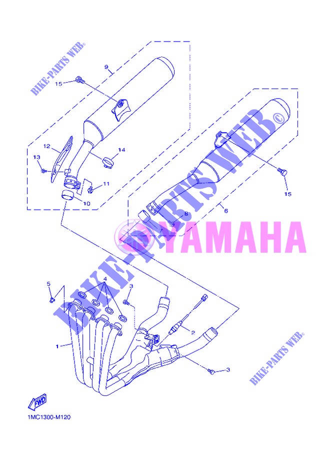 SCARICO per Yamaha FJR1300AS 2013