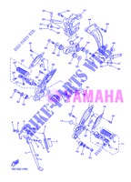 SOPORTE / PEDANA per Yamaha FZ8NA 2013