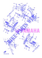 SOPORTE / PEDANA per Yamaha FZ8NA 2013