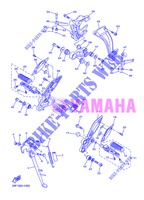 SOPORTE / PEDANA per Yamaha FZ8S 2013