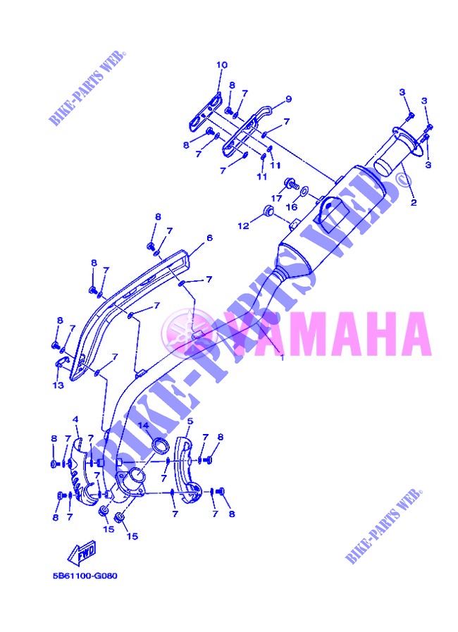 SCARICO per Yamaha TT-R110E 2013