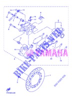 PINZA FRENO POSTERIORE per Yamaha DIVERSION 600 F ABS 2013