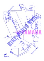 POMPA FRENO POSTERIORE per Yamaha DIVERSION 600 2013