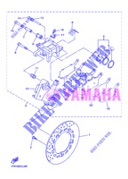 PINZA FRENO POSTERIORE per Yamaha DIVERSION 600 2013