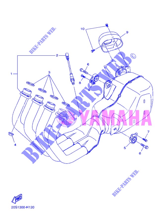 SCARICO per Yamaha DIVERSION 600 2013