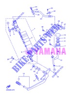 POMPA FRENO POSTERIORE per Yamaha DIVERSION 600 2013