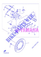 PINZA FRENO POSTERIORE per Yamaha DIVERSION 600 ABS 2013