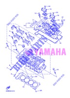 TESTA CILINDRO per Yamaha DIVERSION 600 ABS 2013