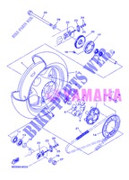 RUOTA POSTERIORE per Yamaha DIVERSION 600 ABS 2013
