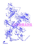 SOPORTE / PEDANA per Yamaha XJR1300 2013