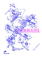SOPORTE / PEDANA per Yamaha XJR1300 2013