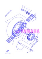 RUOTA POSTERIORE per Yamaha XP500 2013