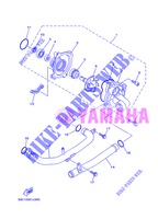 POMPA ACQUA / TUBO per Yamaha XP500A 2013