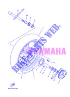 RUOTA ANTERIORE per Yamaha XP500A 2013