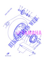 RUOTA POSTERIORE per Yamaha XP500A 2013