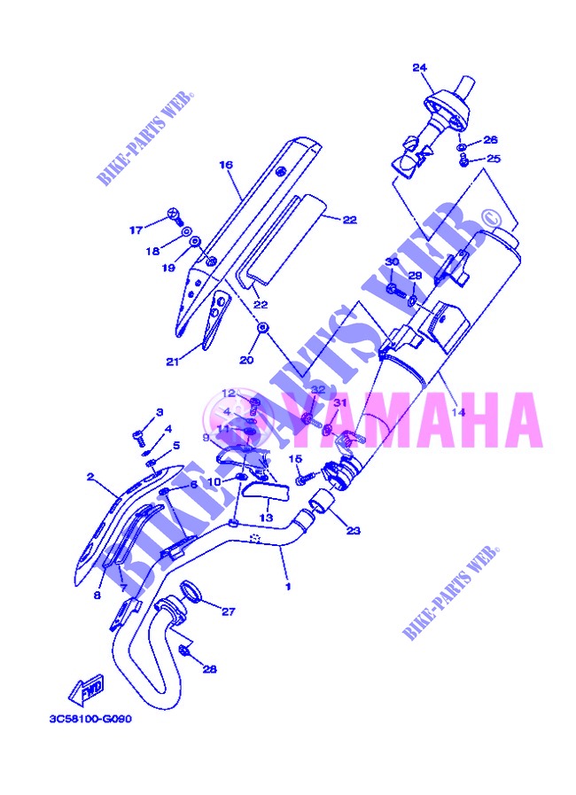 SCARICO per Yamaha XT 250 2013
