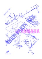 SOPORTE / PEDANA per Yamaha XTZ125E 2013