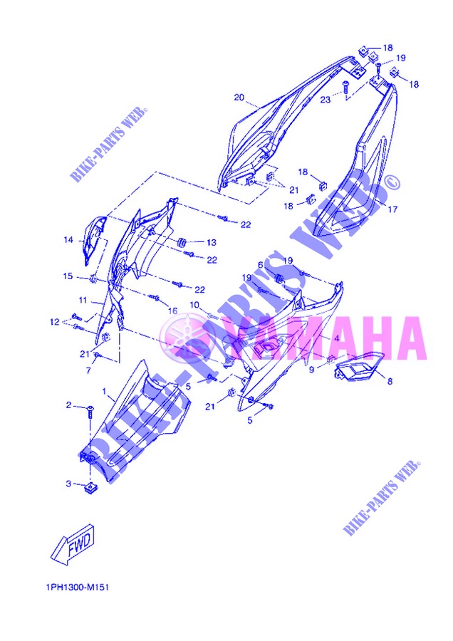 COPERTURA LATO per Yamaha NS50N 2013