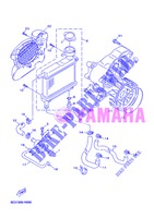 RADIATORE ACQUA / TUBO per Yamaha YN50F 2013