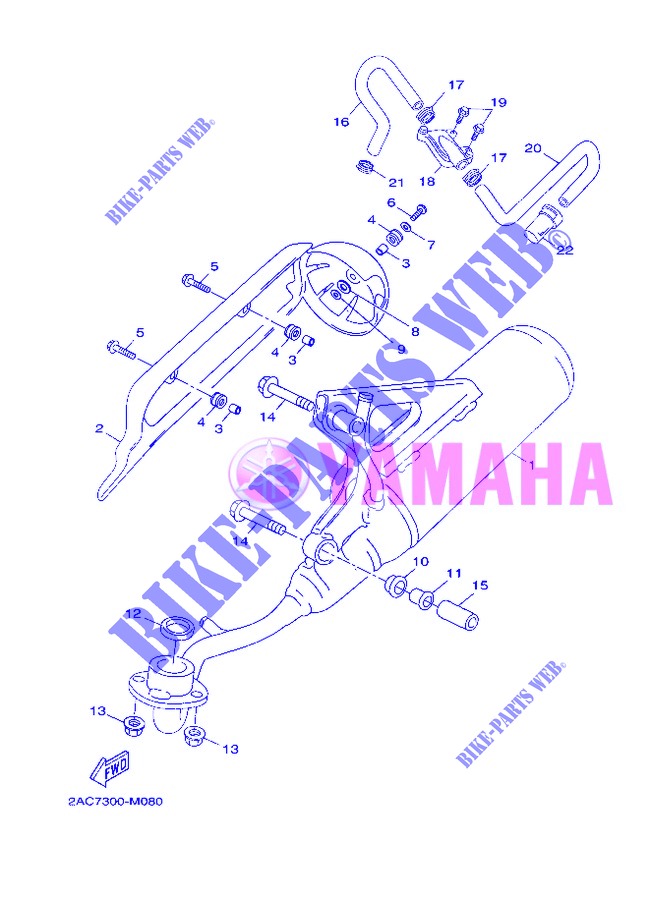SCARICO per Yamaha YN50F 2013