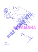 RUOTA ANTERIORE per Yamaha YP125RA 2013
