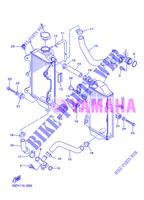 RADIATORE ACQUA / TUBO per Yamaha YZ450F 2013
