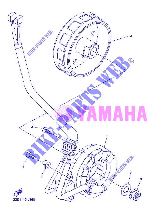 ACCENSIONE per Yamaha YZ450F 2013