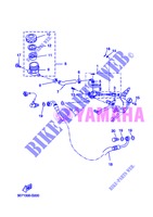 POMPA FRENO POSTERIORE per Yamaha YZF-R125 2013