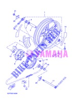 RUOTA POSTERIORE per Yamaha YZF-R125 2013