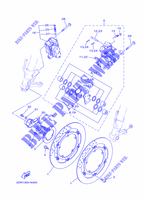 PINZA FRENO ANTERIORE per Yamaha MT-09 TRACER ABS 2015