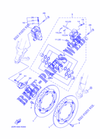 PINZA FRENO ANTERIORE per Yamaha MT-09 TRACER ABS 2015