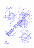 CILINDRO per Yamaha YFZ450R 2014